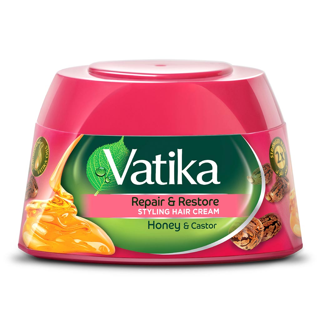 Dabur Vatika Honey & Castor Repair & Restore Styling Hair Cream 210ml - Easy Pharmacy LLC