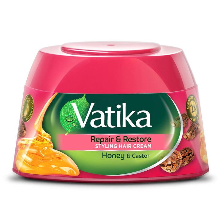 Dabur Vatika Honey & Castor Repair & Restore Styling Hair Cream 210ml - Easy Pharmacy LLC