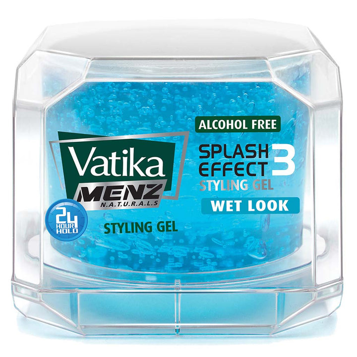 Dabur Naturals Vatika Splash Effect Wet Hair Look Styling Gel 250ml - Easy Pharmacy LLC