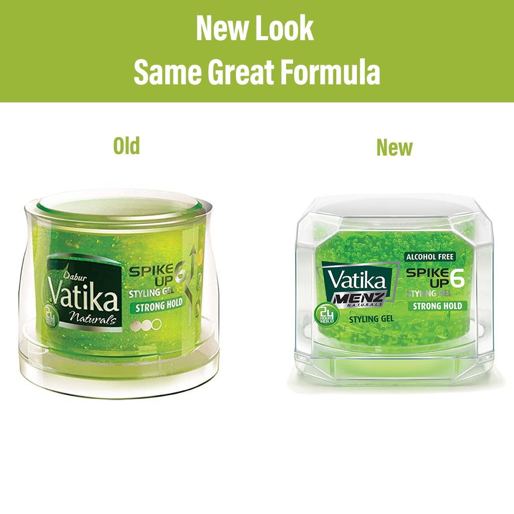 Dabur Naturals Vatika Spike Up Strong Hold Hair Styling Gel 250ml - Easy Pharmacy LLC
