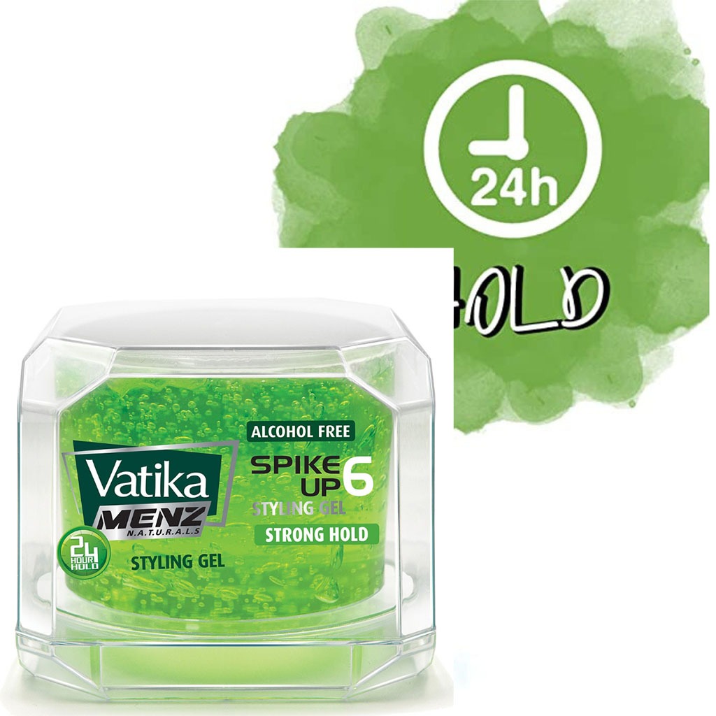 Dabur Naturals Vatika Spike Up Strong Hold Hair Styling Gel 250ml - Easy Pharmacy LLC