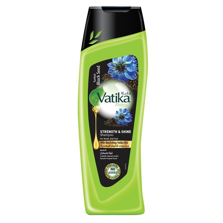Dabur Vatika Naturals Turkish Black Seed Strength & Shine Shampoo With Nourishing Vatika Oil 200ml - Easy Pharmacy LLC