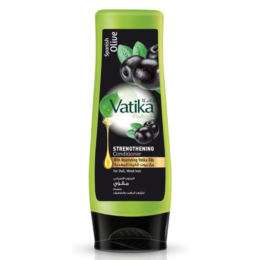 Dabur Vatika Black Olive Black & Strong Hair Conditioner For Dull And Weak Hair 400ml - Easy Pharmacy LLC