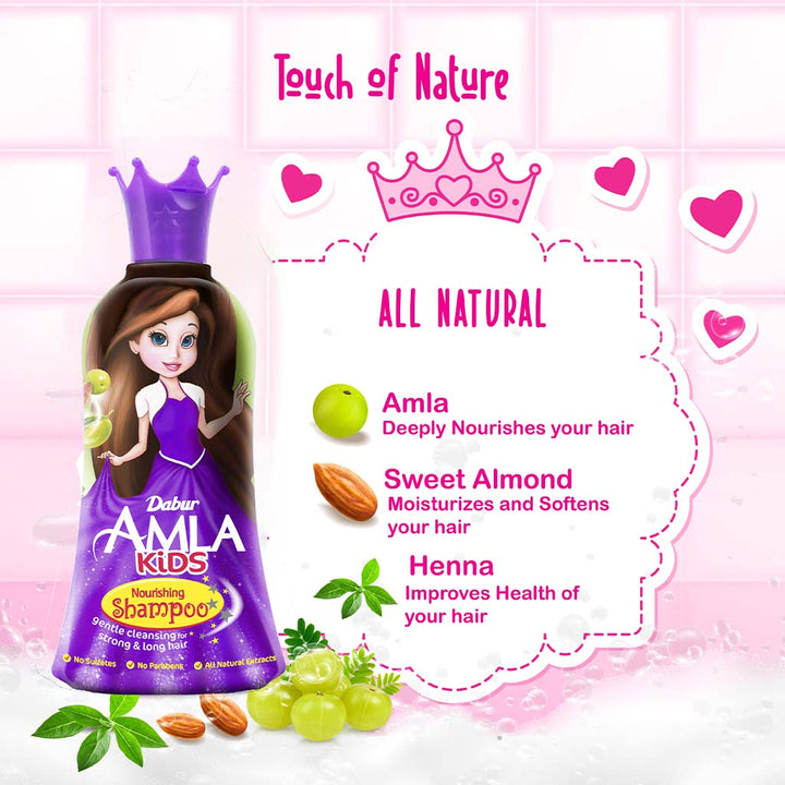Dabur Amla Kids Nourishing Shampoo For Strong & Long Hair 200ml - Easy Pharmacy LLC