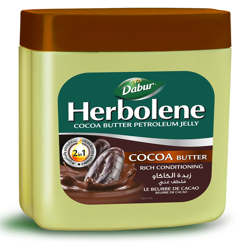 Dabur Herbolene Cocoa Butter Petroleum Jelly 225 mL - Easy Pharmacy LLC