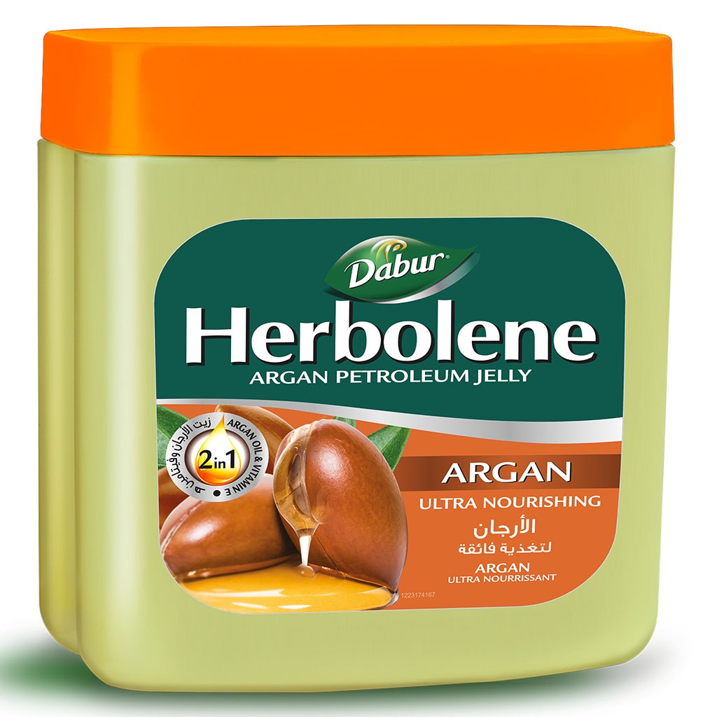 Dabur Herbolene Argan Oil Petroleum Jelly 225 mL - Easy Pharmacy LLC