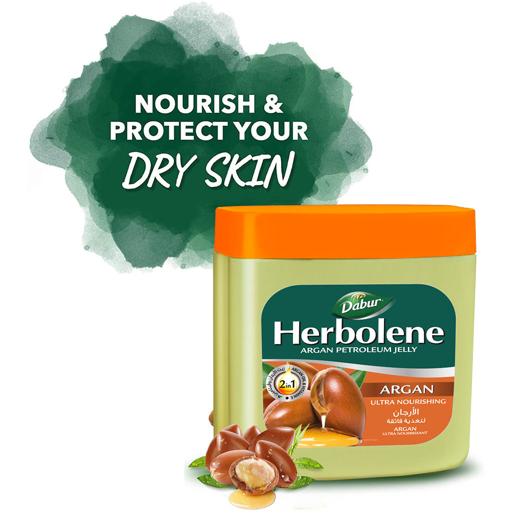 Dabur Herbolene Argan Oil Petroleum Jelly 225 mL - Easy Pharmacy LLC