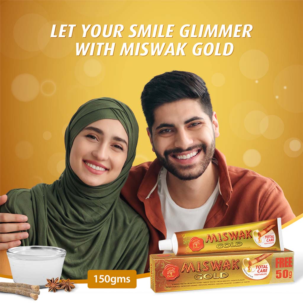Dabur Miswak Gold Total Care Toothpaste 170 g - Easy Pharmacy LLC