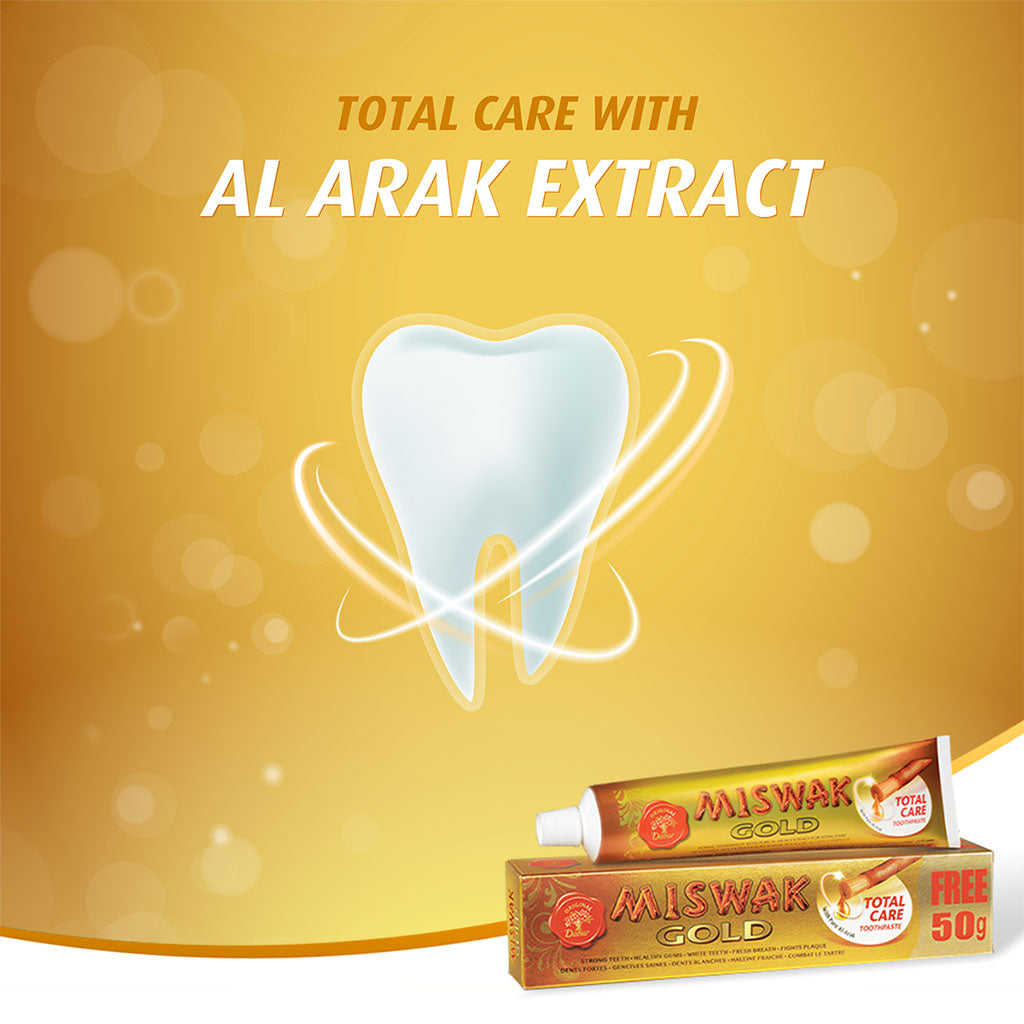 Dabur Miswak Gold Total Care Toothpaste 170 g - Easy Pharmacy LLC