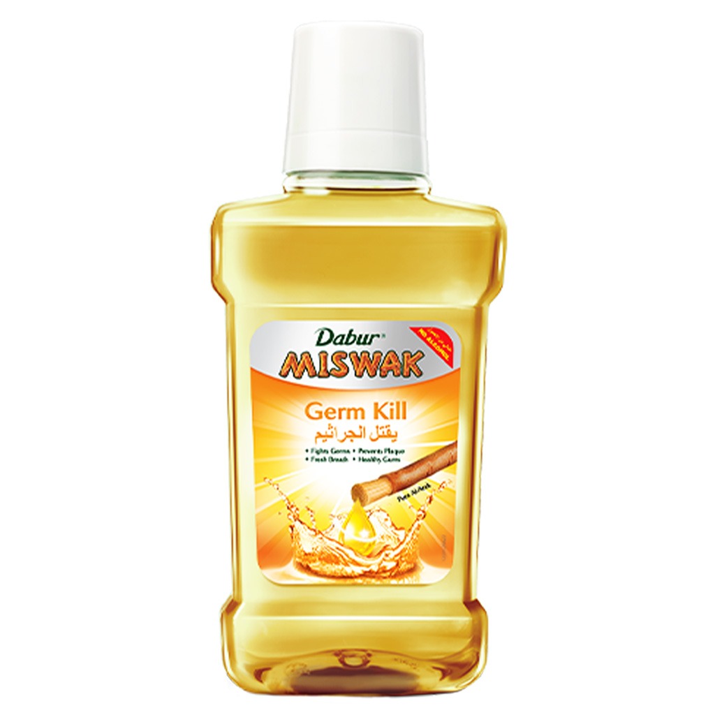 Dabur Miswak Germ Kill Mouthwash 250 mL - Easy Pharmacy LLC