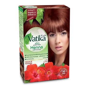 Dabur Vatika Henna Hair Color Burgundy 3.6 10g