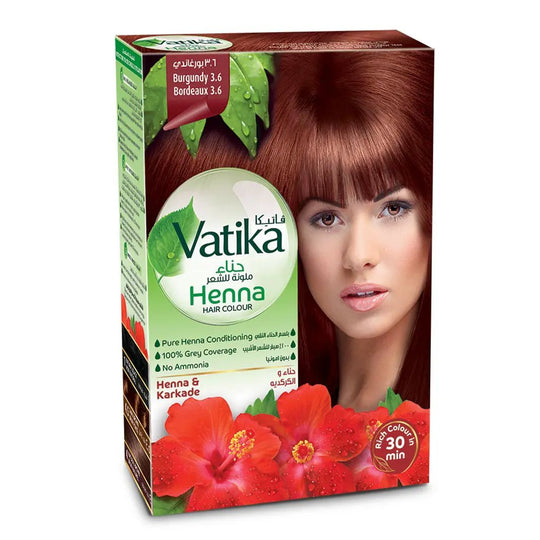Dabur Vatika Henna Hair Color Burgundy 3.6 10g