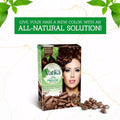 Dabur Vatika Henna Hair Color Dark Brown 4.5g 10g