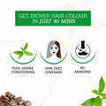 Dabur Vatika Henna Hair Color Dark Brown 4.5g 10g