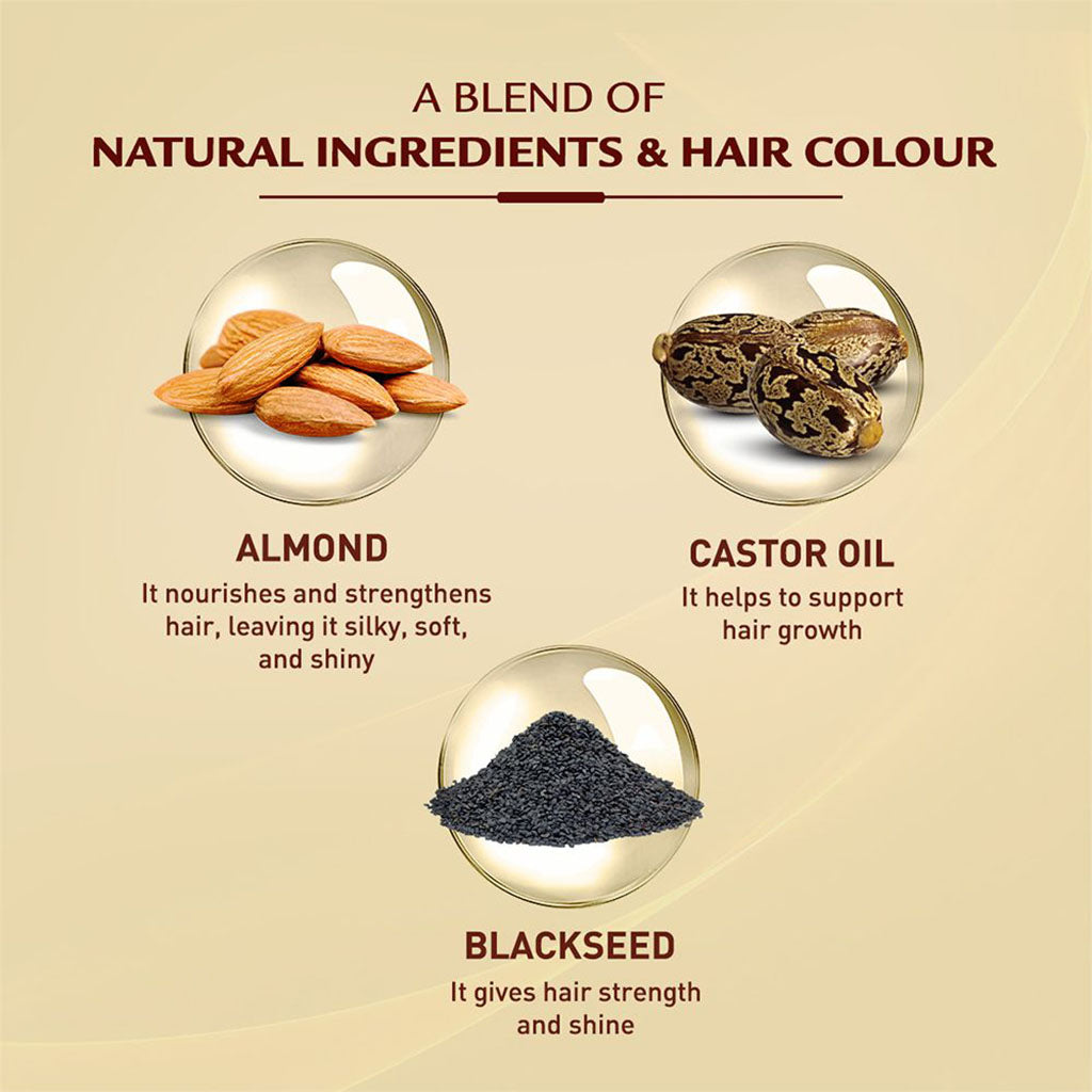 Dabur Vatika Oil Fusion Permanent Hair Color Light Brown 108ml - Easy Pharmacy LLC