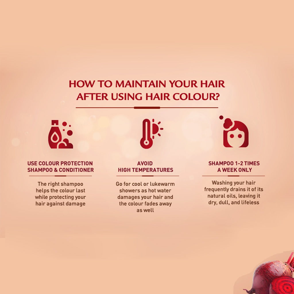 Dabur Vatika Oil Fusion Permanent Hair Color Deep Red Brown 108ml - Easy Pharmacy LLC
