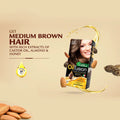 Dabur Vatika Oil Fusion Permanent Hair Color Medium Brown 108ml