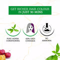 Dabur Vatika Ammonia Free Henna Hair Color 3.16 Plum 10g