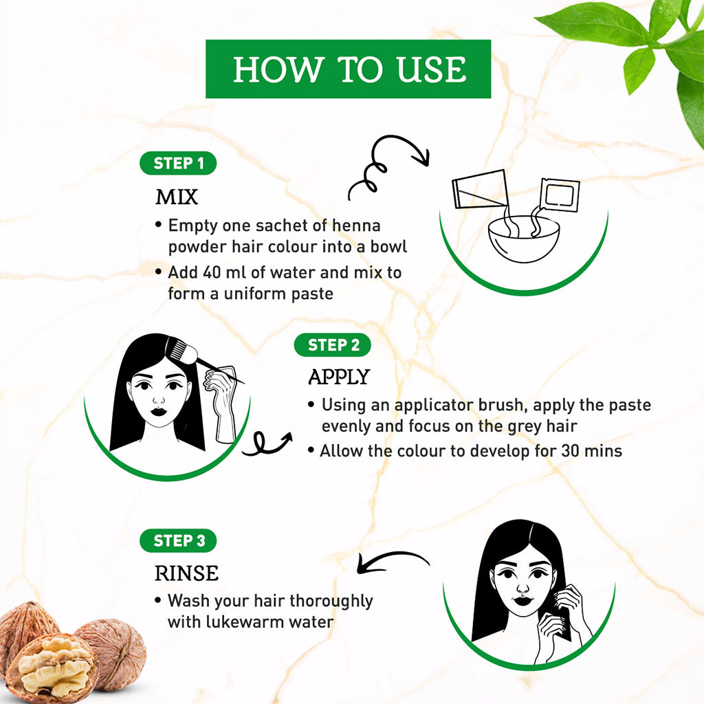 Dabur Vatika Ammonia Free Henna Hair Color 5.5 Mahogany 10g - Easy Pharmacy LLC