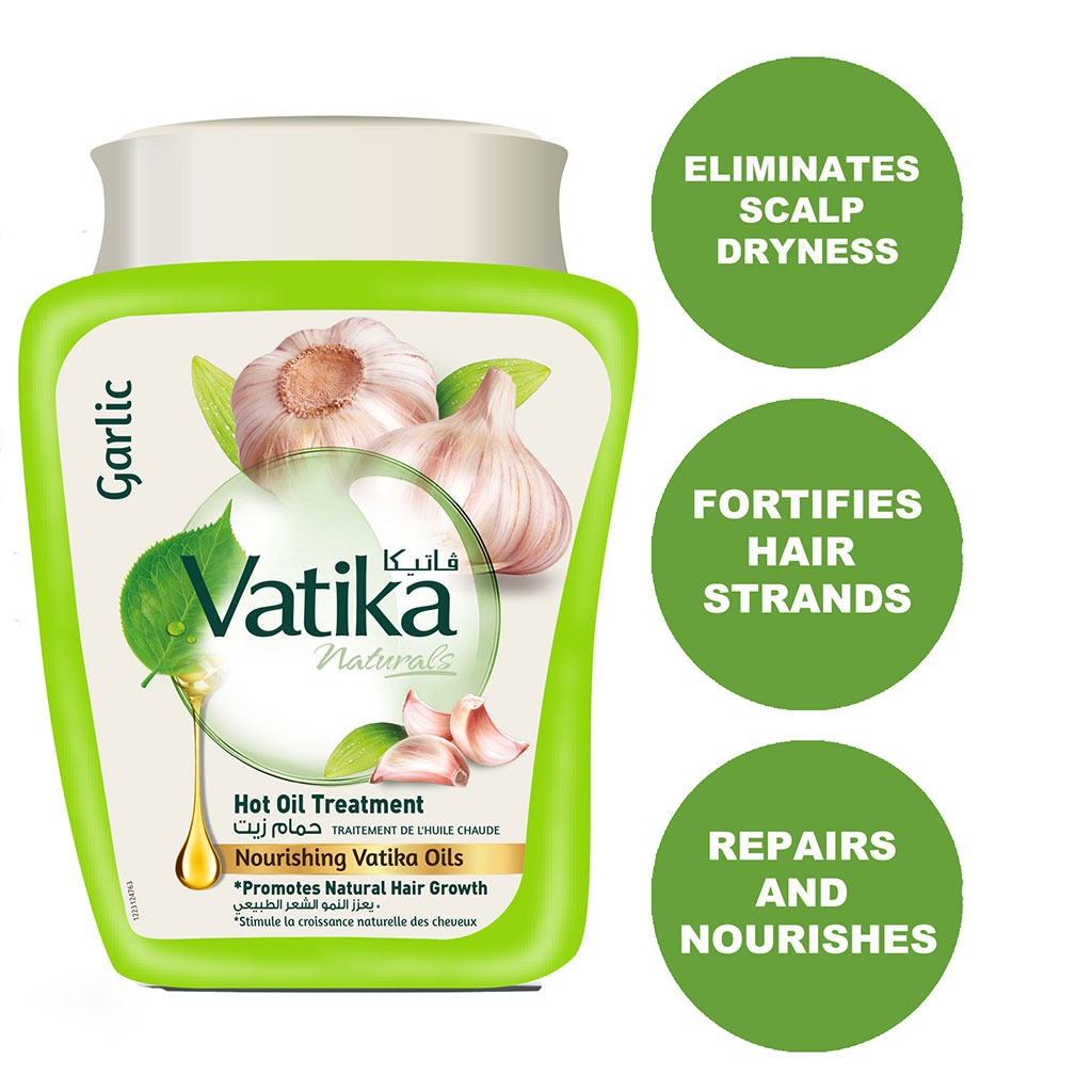 Dabur Vatika Naturals Garlic Hot Oil Treatment Cream With Nourishing Vatika Oils 1kg - Easy Pharmacy LLC