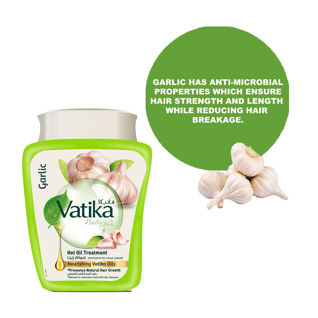 Dabur Vatika Naturals Garlic Hot Oil Treatment Cream With Nourishing Vatika Oils 1kg - Easy Pharmacy LLC