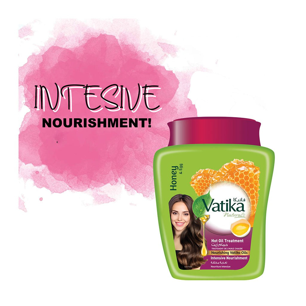 Dabur Vatika Naturals Honey & Egg Intense Nourishment Hot Oil Treatment Cream 1kg - Easy Pharmacy LLC