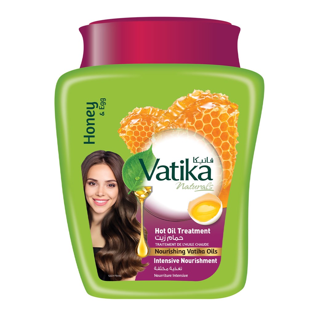 Dabur Vatika Naturals Honey & Egg Intense Nourishment Hot Oil Treatment Cream 500g - Easy Pharmacy LLC