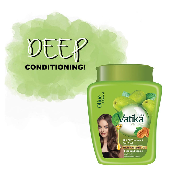 Dabur Vatika Deep Conditioning Hot Oil Treatment Cream For Dry & Dull Hair 500g - Easy Pharmacy LLC