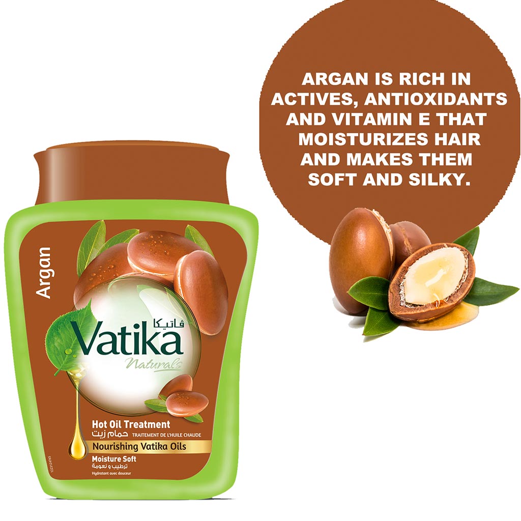 Dabur Vatika Naturals Argan Hot Oil Treatment Cream 1kg - Easy Pharmacy LLC