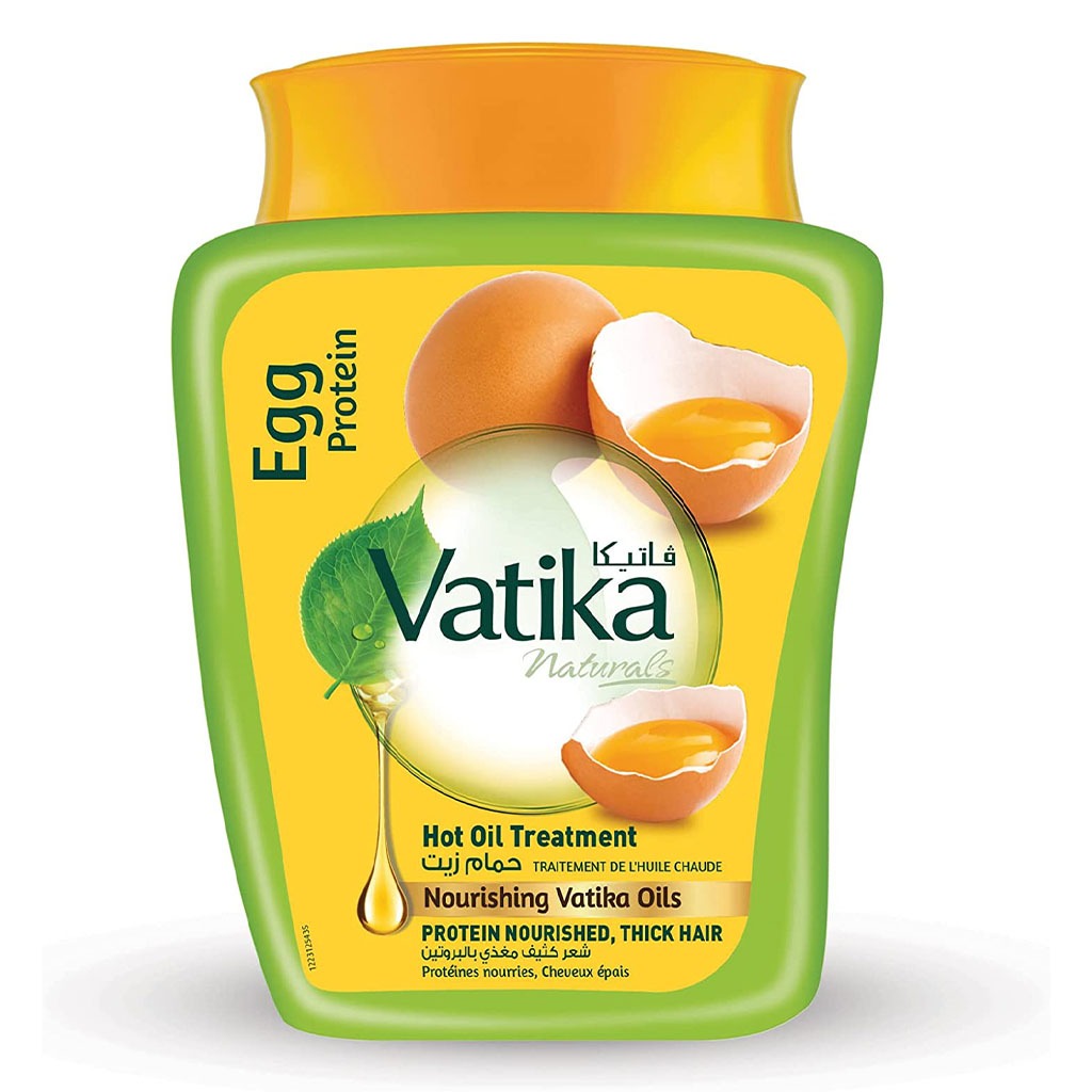 Dabur Vatika Naturals Egg Protein Hot Oil Treatment Cream For Protein Nourished, Thick Hair 1kg - Easy Pharmacy LLC