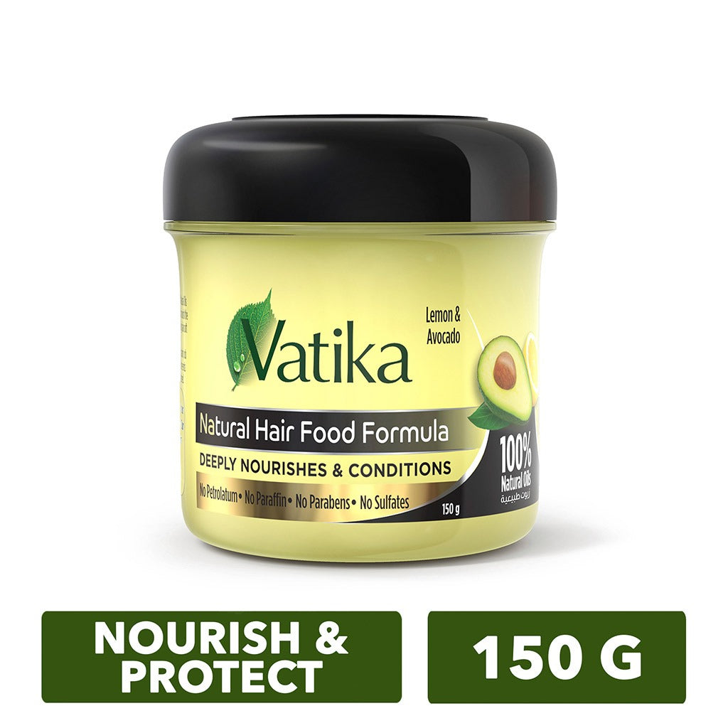 Dabur Vatika Lemon & Avocado Natural Hair Food Formula Cream 150g - Easy Pharmacy LLC