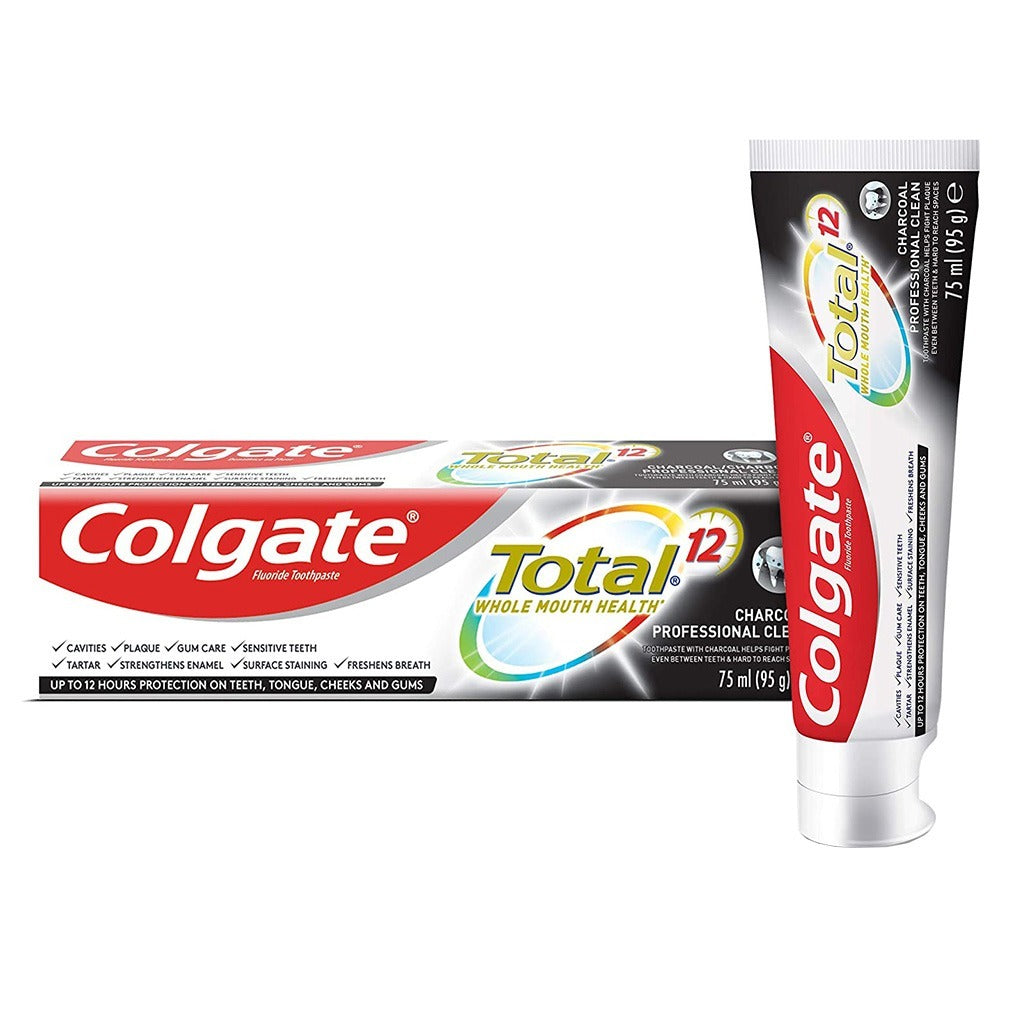 Colgate Total 12 Charcoal Head Toothpaste 75 mL - Easy Pharmacy LLC