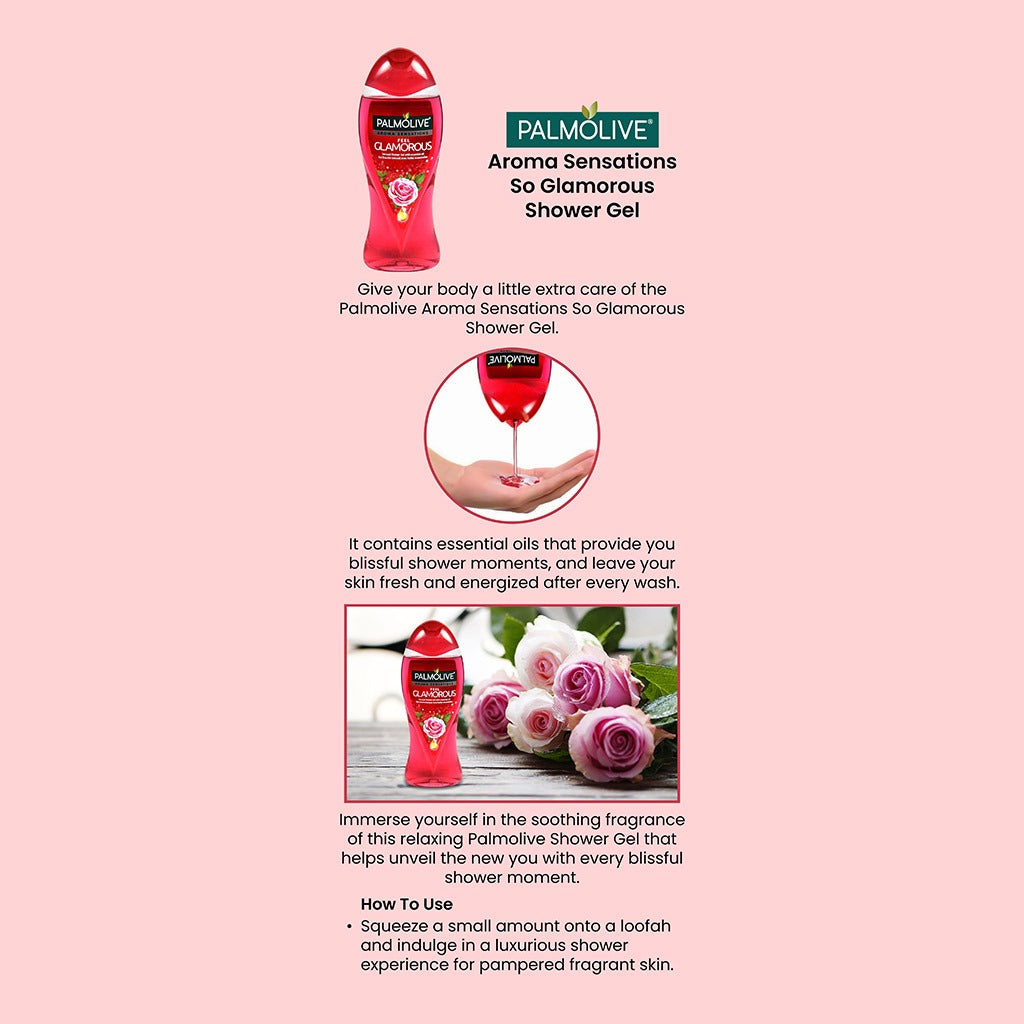 Palmolive Aroma Sensations Feel Glamorous Luxurious Touch Shower Gel 500ml - Easy Pharmacy LLC