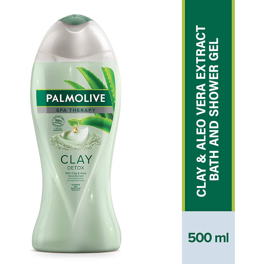 Palmolive Spa Therapy Clay Detox Shower Gel With Aloe Vera Extracts 500ml - Easy Pharmacy LLC