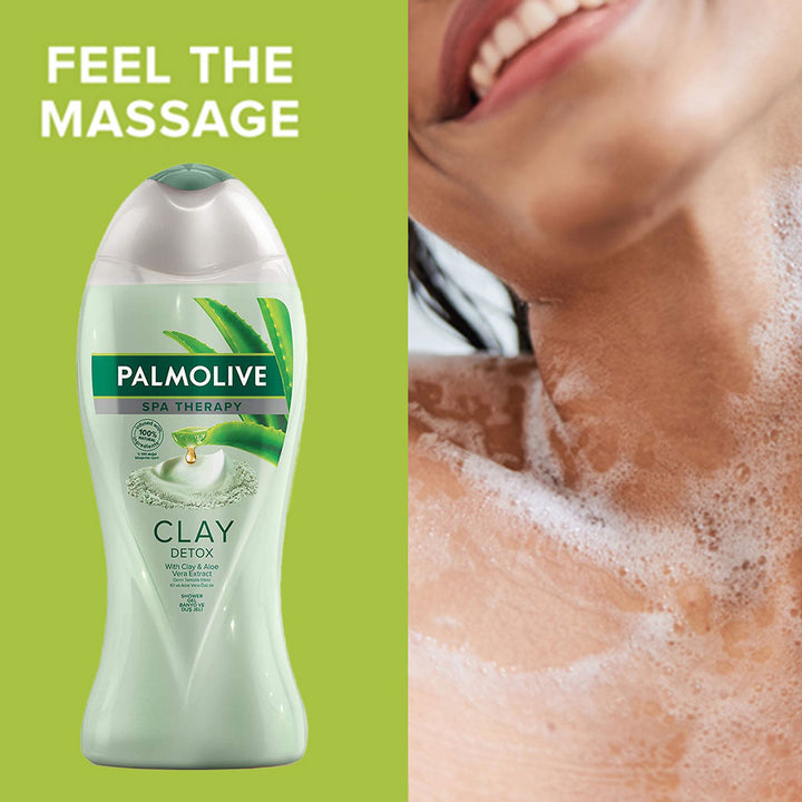 Palmolive Spa Therapy Clay Detox Shower Gel With Aloe Vera Extracts 500ml - Easy Pharmacy LLC