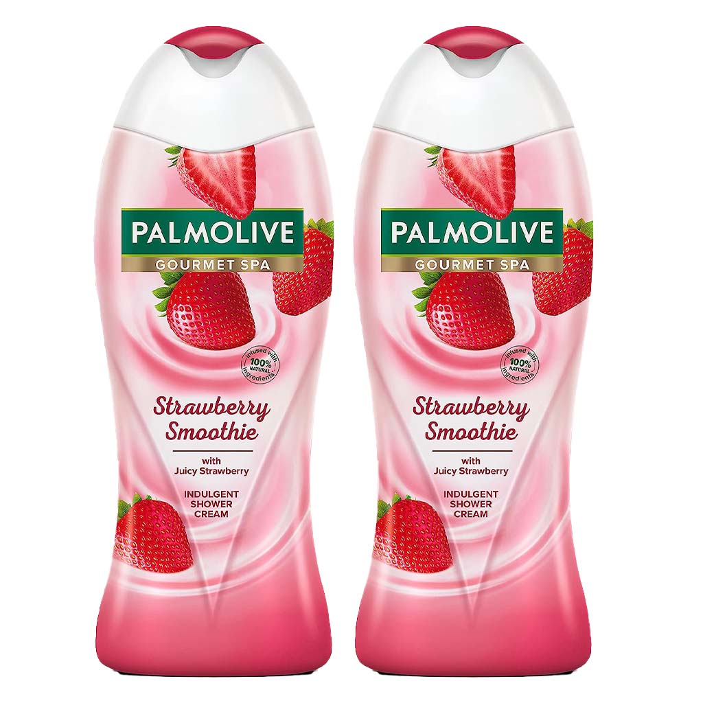 Palmolive Gourmet Spa Strawberry Smoothie Shower Cream 500ml, Promo Pack of 2's - Easy Pharmacy LLC