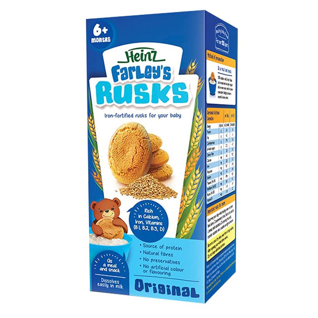 Heinz Farley's Rusks Original For 6+ Months 150 g - Easy Pharmacy LLC