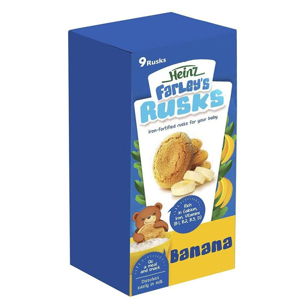 Heinz Farley's Rusks Banana For 6+ Months 150 g - Easy Pharmacy LLC