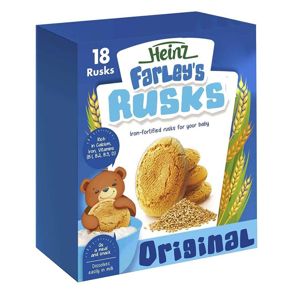 Heinz Farley's Rusks Original For 6+ Months 300 g - Easy Pharmacy LLC