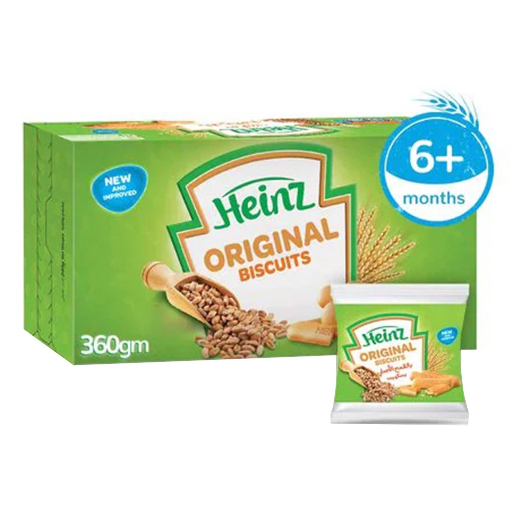 Heinz Biscuits 6+ Months Original 60 g, 6's - Easy Pharmacy LLC