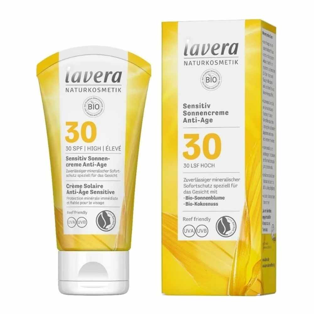 Lavera Sensitive Anti-Aging SPF 30 Face Sun Cream 50 mL - Easy Pharmacy LLC
