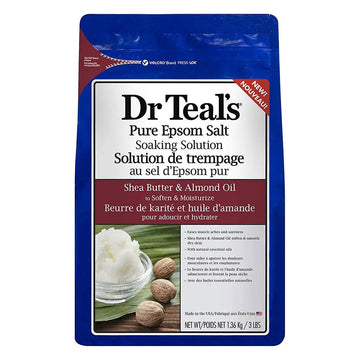 Dr Teal's Pure Epsom Salt Soaking Solution Shea Butter And Almond Oil 1036 g