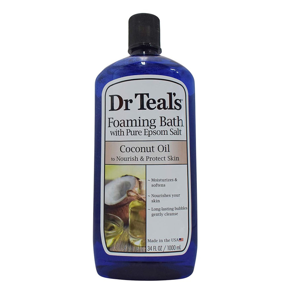 Dr Teal's® Foaming Bath Coconut Oil 1000 mL - Easy Pharmacy LLC