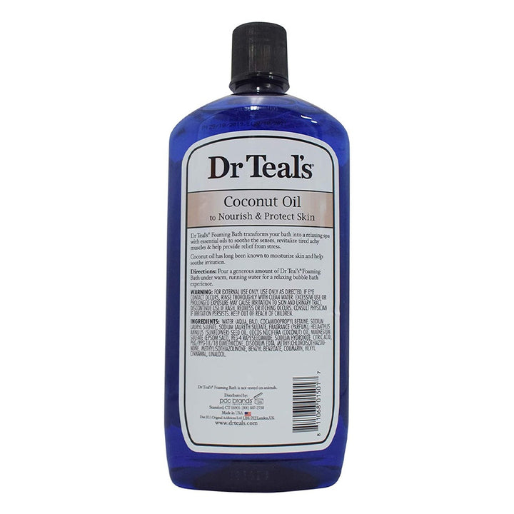 Dr Teal's® Foaming Bath Coconut Oil 1000 mL - Easy Pharmacy LLC