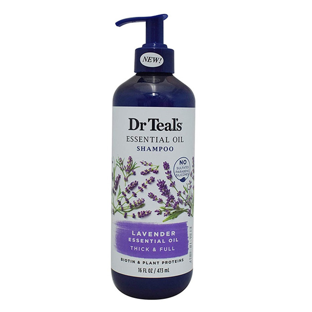 Dr Teal's Lavender Essential Oil Shampoo 473 mL - Easy Pharmacy LLC