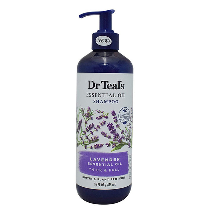 Dr Teal's Lavender Essential Oil Shampoo 473 mL - Easy Pharmacy LLC