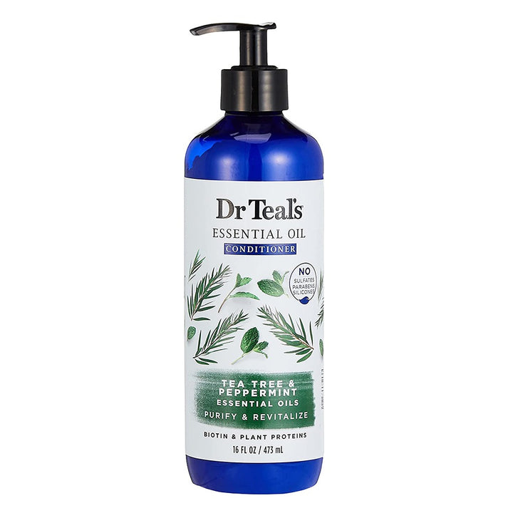Dr Teal's Tea Tree And Peppermint Essential Oil Conditioner 473 mL - Easy Pharmacy LLC