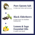 Dr Teal’s Epsom Salt Soaking Solution – Black Elderberry & Vitamin D, 1036 g