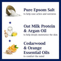 Dr Teal's Pure Epsom Salt Soaking Solution Oat Milk, Argan Oil & Essential Oil 1036 g