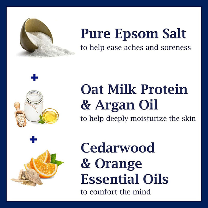 Dr Teal's Pure Epsom Salt Soaking Solution Oat Milk, Argan Oil & Essential Oil 1036 g - Easy Pharmacy LLC